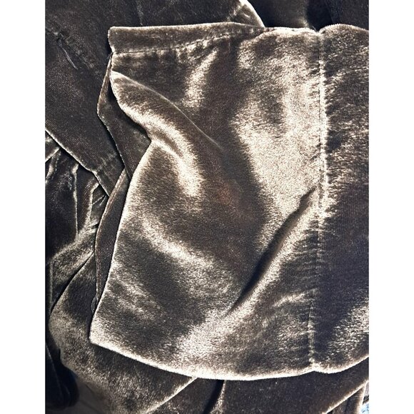 Soft Surroundings Velvet Top Womens Size L Boho Ruffled Tunic - Picture 12 of 14